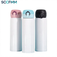 Termo SCCFMM de Acero Inoxidable para Sublimación, Botella de Agua para Impresión por Transferencia de Calor, Foto Personalizada