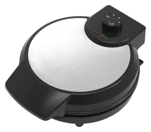 Tragbare ETL Round Energy Saver Electric Leicht zu reinigen Leicht rauch Antihaft-Timer-Steuerung Drücken Sie Pancake Egg Waffle Cone Maker