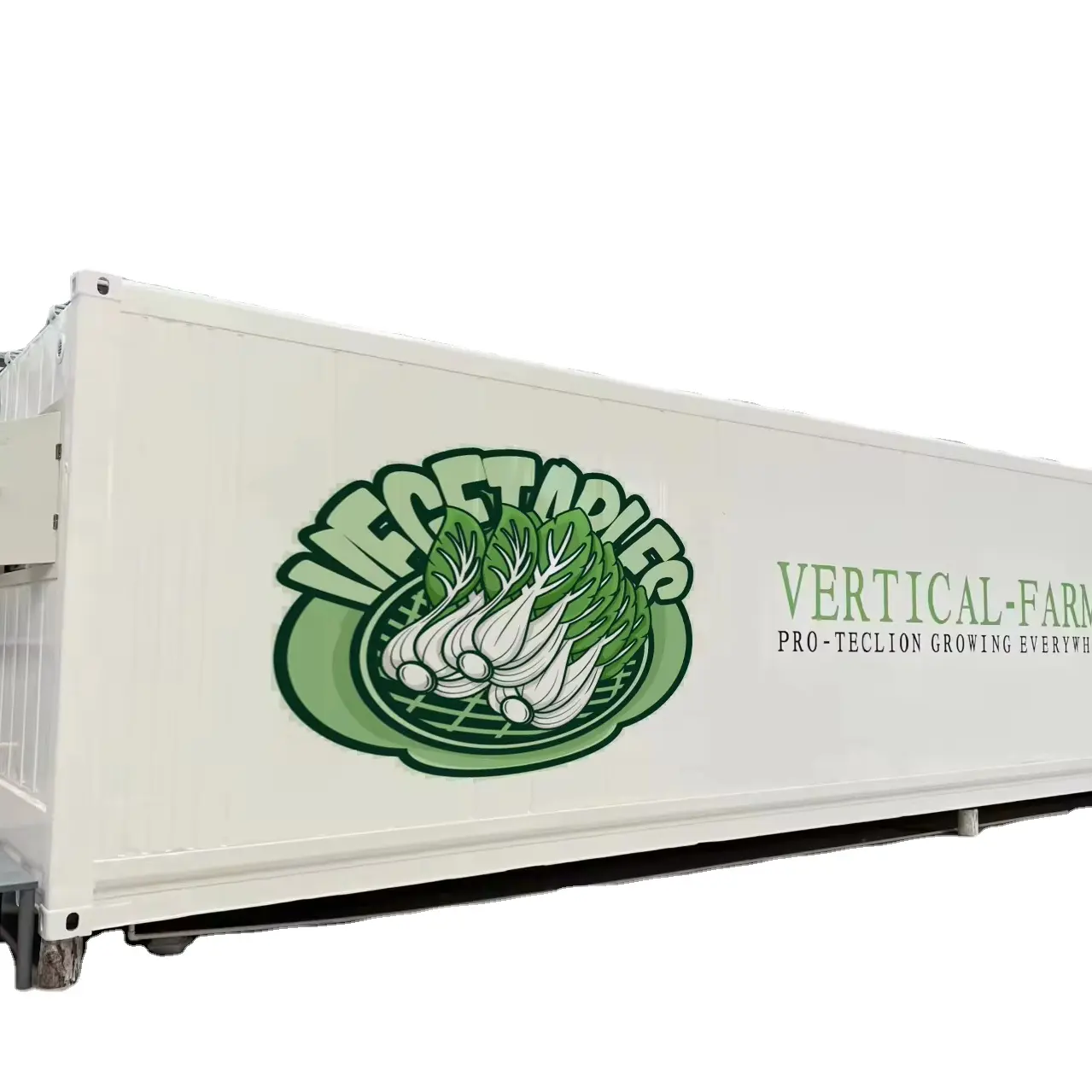 Skyplant 40HQ Freezer pengiriman wadah pertanian hidroponik Fodder tumbuh sistem wadah jenis penggunaan pertanian