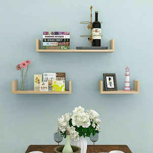 Étagère murale miniature en chêne de style campagnard français, étagères flottantes en <span class=keywords><strong>pin</strong></span>, étagère murale en bois rustique - Product Image 4