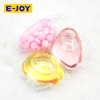 EJOY OEM 8x Capsules de lessive en gel concentrées, biodégradables et écologiques, à 3 compartiments, jetables, pour vêtements
