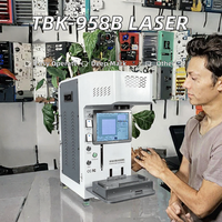 Nouvelle machine de marquage laser à fibre optique pour vitres arrière d'iPhone, facile à utiliser, prend en charge les formats DXF/AI pour la réparation et l'élimination
