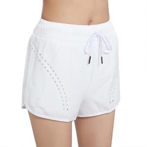 Pantalones Cortos Deportivos de Doble Capa Personalizados para Mujer, Transpirables, de Color Sólido, Ropa de Motocicleta, Pantalones Cortos Holgados y Cómodos - Product Image 4