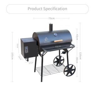 Griglia a Pellet di Legno, Affumicatore Automatico per Barbecue, Griglia Elettrica Digitale Professionale - Product Image 5