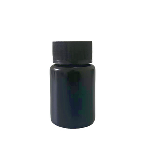 Cheap Price pp or HDPE 70ml <strong>Black</strong> and White Food Grade Eco Friendly Vitamin Supplement Empty Plastic Capsule Bottle - Product Image 2