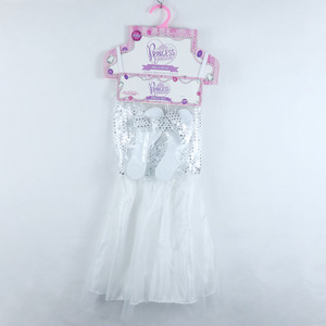 Set da Festa per Ragazze 2026: Tutù Bianco e Tacchi - Costume da Principessa per Spettacoli - Product Image 3