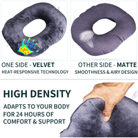 Coussin anti-escarres respirant pour hémorroïdes, chirurgie de la prostate, chaise de bureau, escarres, coussin de siège souple pour soulager la douleur du coccyx