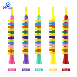 Melódica Arcoíris de 13 Teclas Yinyue para Niños, Juguete Educativo, Instrumento Musical de Plástico con Orificios de Sonido, Edad 5-7 Años - Product Image 1