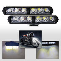 6 LED motosiklet far Spot ışıkları yardımcı yüksek parlaklık lamba elektrikli araç scooter motosiklet modifiye ampuller