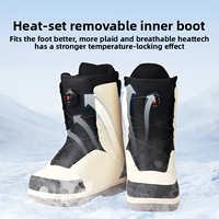 Raquettes à neige pour hommes et femmes, bottes d'hiver pour femme, imperméables, antidérapantes, chaudes, pour le snowboard et le ski