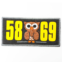 Fabricant de patchs de broderie personnalisés 3D personnalisés presse à chaud coudre au fer sur des patchs brodés pour vêtements