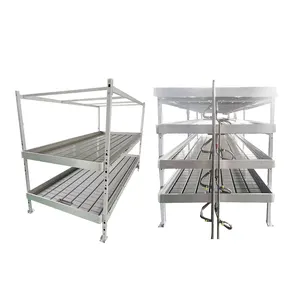 Rolling Bench Met Verticale Trellis Pole