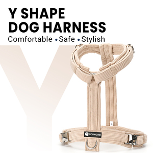 Arnés en Y para perro con diseño de lunares, minimalista, con anillas en D delanteras y traseras, anilla frontal, antipull, para galgos - Product Image 3