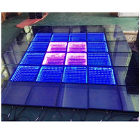 Pista de Baile LED Magnética 3D con Espejo Infinito, Resistente al Agua IP55, Vidrio Templado, Efecto Abismo Profundo, RGB DMX512 para Bodas y Eventos