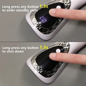 โคมไฟเล็บยูวี LED แบบพกพา ชาร์จผ่าน USB โคมไฟทำเล็บขนาดเล็ก เครื่องอบเล็บพร้อมหลอดไฟ 5 ดวง แห้งเร็วสำหรับเจลทาเล็บ - Product Image 2