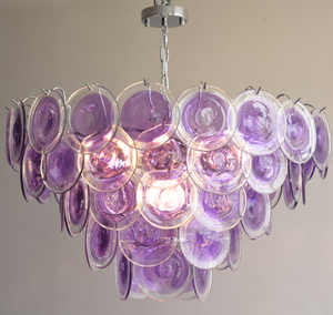 Lampadario in Vetro di Murano Dorato e <span class=keywords><strong>Ferro</strong></span> Acrilico Stile Vintage Francese di Lusso, Illuminazione di Alta Gamma per Bar, Ristoranti, Camere da Letto e Soggiorni - Product Image 2
