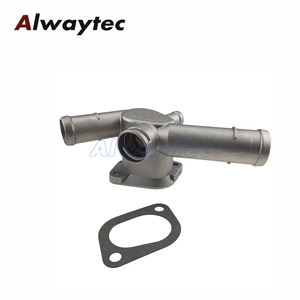 Boîtier <span class=keywords><strong>de</strong></span> thermostat en alliage d'aluminium, bride <span class=keywords><strong>de</strong></span> tuyau <span class=keywords><strong>de</strong></span> liquide <span class=keywords><strong>de</strong></span> <span class=keywords><strong>refroidissement</strong></span>, radiateur pour VW <span class=keywords><strong>Golf</strong></span> Jetta 2.0 L4 99-06 06A 121 133D 06A121133D - Product Image 1