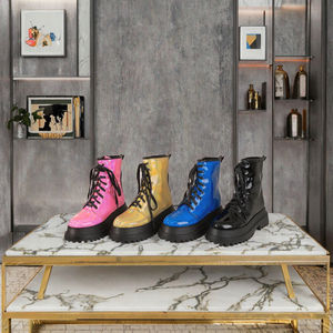 Botines de Tacón Alto Color Rosa Rosado para Mujer, Elegantes y Sensuales, con Punta en Pico, Otoño 2023, Nuevos, Impermeables, Antideslizantes, con Plataforma de Goma - Product Image 2