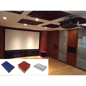 Court Project Sound Absorb Acoustic Material Fabric Acoustic Panel