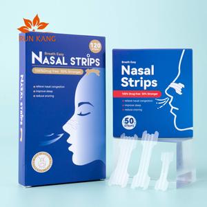 RUNKANG strip hidung kelas medis transparan Logo kustom kualitas tinggi bersertifikasi CE kinerja tepat napas besar - Product Image 1