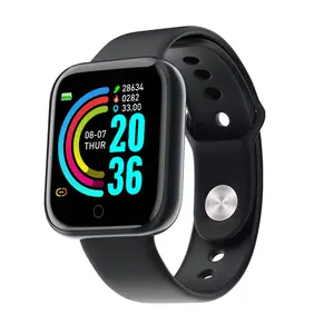De gros hryfine montre smart watch-Lemfo-Bracelet connecté D20, étanche Ip67, avec écran tactile, capteur d'activité physique, compatible avec application hrfluide, nouveauté 2021