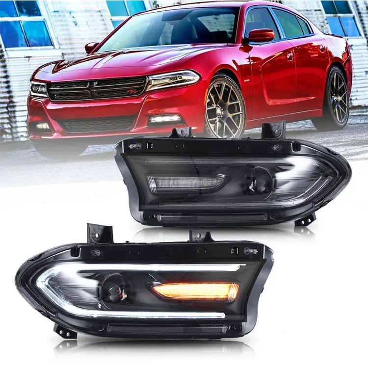 Factory Price Headlight Headlamp Auto Head Lamp Car Parts Accessories For Dodge Charger 2015 2016 2017 2018 2019 2020