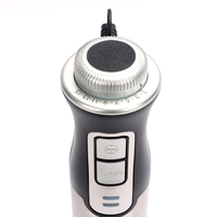 Mixeur plongeant avec réglages de vitesse variables et mode turbo, tige en acier inoxydable détachable pour une utilisation polyvalente en cuisine