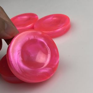 44*9mm pezzi di Backgammon in resina concava durevole pezzi di Backgammon rosso rosa a <span class=keywords><strong>dama</strong></span> da gioco in resina - Product Image 4