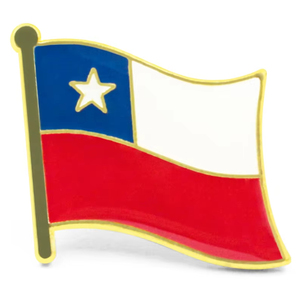 יצרן עיצוב יצרן משלך כפתור צ 'ילה דגל המדינה צ' ילה דגל מגנטי - Product Image 1