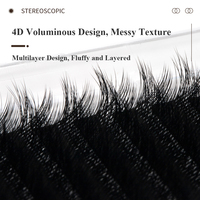Extensions de cils SP EYELASH Camellia-Design 3D 4D Multi-couches Camellia 0.05 0.07mm CC C D M L Curl Soft Camellia Volume Lashes