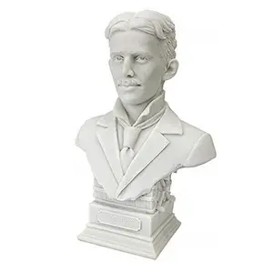 Polyresin/ Resin Statues resin bust Bonded Marble Resin Sculptural Nikola Tesla Bust