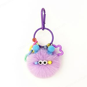 Llavero de Peluche con Forma de Bola de Carbón, Diseño de Dibujos Animados, Moderno y Adorable, Regalo para Estudiantes - Product Image 2