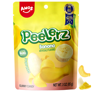 Caramelle Gommose Pelabili Amos Peelerz Gusto Banana Originale - Product Image 1