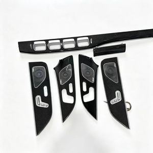 Used <b>Car</b> Carbon Fiber Dashboard <b>Trim</b> for W167 GLE GLS <b>Interior</b> Upgrade Ambient Light Slot OE 1676801502 - Product Image 3