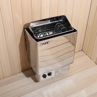 Pemanas Sauna Uap Kering Modern DAVEY DV Model Harga Pabrik, Kontrol Komputer Portabel, 3-9kw 220/380V, Jendela Transom, Untuk Penggunaan di Rumah