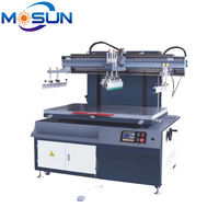 MOSUN Serie Semiautomática Venta Caliente Vertical Plana Vacío Serigrafía Máquina para Imprimir Papel/Plástico/Bolsa No Tejida