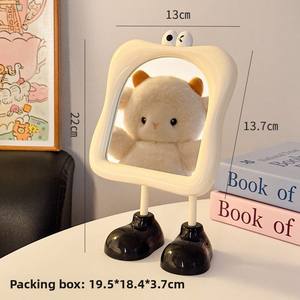 <span class=keywords><strong>Miroir</strong></span> de maquillage éclairé double face portable <span class=keywords><strong>Miroir</strong></span> <span class=keywords><strong>grand</strong></span> <span class=keywords><strong>pied</strong></span> haut <span class=keywords><strong>pour</strong></span> la maison ou le dortoir Mignon et pratique <span class=keywords><strong>pour</strong></span> les étudiants - Product Image 2