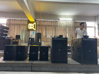 Enceintes Line Array CVR, CVR Active 10 pouces Line Array, enceinte Line Array alimentée avec double caisson de basses de 15 pouces