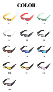 Groothandelsprijs Kleurrijke Zonneschermen Nieuw Ontwerp Klassieke Bril Voor Dames Heren Uv-Bescherming Outdoor Zonnebril - Product Image 3