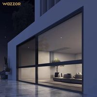 Ventana Corredera Unidireccional con Rotura de Puente Térmico, Insonorizada e Impermeable, de Vidrio Templado de Seguridad Wazzor