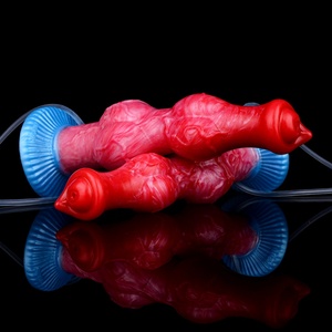 NNSX Inflatable Ejaculation Anal Plug Animal Dog Knot <b>Dildo</b> Squirting Silicone Penis Masturbation Adult Sex Toys for Women Men - Product Image 3
