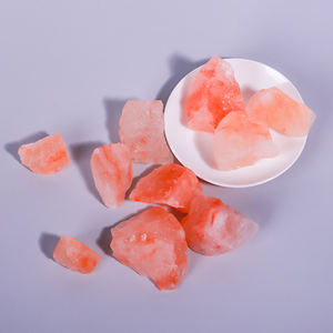 Pierre brute de <span class=keywords><strong>sel</strong></span> de rose naturel Pierre d'aromathérapie Cristal Décoration décorative Pierre de diffuseur brut 2-4cm - Product Image 2