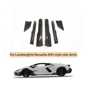 Faldones Laterales de Fibra de Carbono Seca Estilo MSY para Lamborghini Revuelto 2024-2026 - Product Image 2