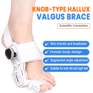 Orthèse Hallux Valgus Protrusion du gros orteil Séparateur d'orteils chevauchants Bouton de jour et de <span class=keywords><strong>nuit</strong></span> Orthèse réglable - Product Image 6