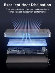 UGREEN <span class=keywords><strong>SSD</strong></span> <span class=keywords><strong>Externe</strong></span> 1 To - Jusqu'à 2000 Mo/s - Disque <span class=keywords><strong>SSD</strong></span> Portable en Aluminium Compatible USB 3.2 Gen 2x2, UASP & TRIM, Disque Dur <span class=keywords><strong>Externe</strong></span> - Product Image 4