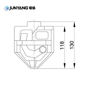 Factory's Latest Single Lockable Steel Cone Hanging Stacking Container with Twist Lock for Sale - Product Image 5