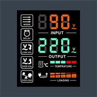 Régulateur de tension de type relais TVR 2000VA, stabilisateur de puissance automatique mural AVR pour congélateur