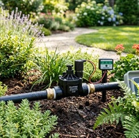 Vanne solénoïde renforcée en nylon 1,5 pouces à haut débit, vanne à diaphragme hydraulique pour l'aménagement paysager automatique et l'irrigation intelligente