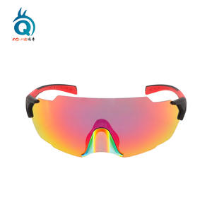 Lunettes de soleil polarisées Xq-Ho pour le cyclisme, design sans monture avec protection nasale, pour les sports de plein air, hommes et femmes, avec étui XQ-552A - Product Image 3