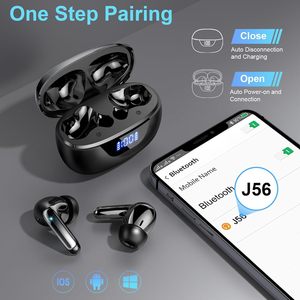 Auriculares inalámbricos Huien <span class=keywords><strong>Bluetooth</strong></span> 5,3 Auriculares con cancelación de ruido Auriculares estéreo HiFi Auriculares deportivos impermeables <span class=keywords><strong>Android</strong></span> - Product Image 5